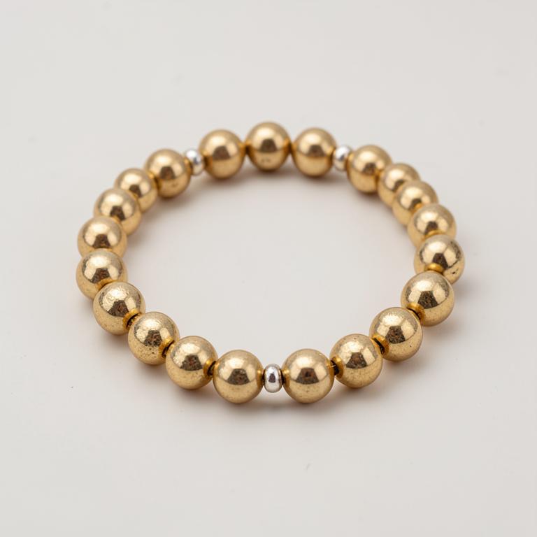 Pyrite Bracelet — product photograph